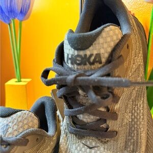 Hoka Kids Black and Gray Sneakers